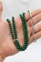 Natural Malachite Stone 99 Prayer Beads with Metal Tassel 6mm Sphere Cut 902271 - 4