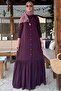 Süreyya Shirt Dress Plum - 4