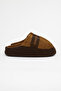 Brown Women's Velvet Gondola Slippers Byndkdf03 - 5