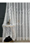 Daisy Breeze (1X2.5 Pile Stitched) Knitted Tulle Curtain - 3