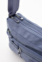 Multi-Pocket Crossbody Women's Shoulder Bag Medium Size Daily Hv4006 Blue - 7