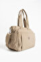 Multi-Pocket Women's Shoulder Bag Large Size Daily Hv7003 Beige - 3