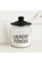 Glass Black Vacuum Lid Detergent Jar Bathroom Organizer Jar Transparent 3800 ml 1 Piece - 2