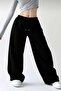 Summer 2-Piece Black-Grey Women's Baggy Sweatpants - 5