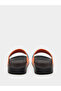 Orange Graphic Print Slides - 4