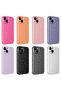 iPhone 14 Compatible Camera Protected Silvery Luxury Omsy Cotton Case-Black - 2