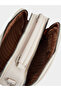 Solid Handbag with Adjustable Strap - 5