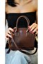 Long Strap Vegan Leather Mini Shoulder & Arm Bag - 2