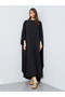 Solid Batwing Sleeve Maxi Kaftan - 3