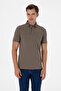 Men's Slim Fit Polo Neck Mink Basic T-Shirt 50306015-Vr052