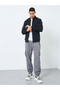 Men Black Solid Bomber Jacket - 2