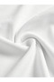 Women's Corded Fabric Havuz Yaka Ribbed Knit White Blouse – Novelle - 3