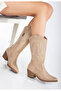 Women's Cowboy Boots with Embroidery - 2