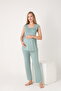 Lace-Detailed Elegant Robe, Nightgown, and Pajama 4-Piece Nursing and Maternity Set - 4