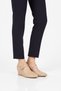 Beige Leather Wedge Heeled Women's Heeled Shoes 312478 Z - 3