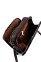 Coffee - Coffee Plain Women's Crossbody Bag Sp888 - 6