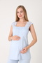 Lace-Detailed Elegant Robe, Nightgown, and Pajama 4-Piece Nursing and Maternity Set - 5