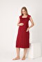 Lace-Detailed Elegant Robe, Nightgown, and Pajama 4-Piece Nursing and Maternity Set - 5
