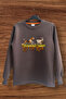 Hunting Rabbit Hunting and Hunting Dog Printed Regular Fit 100% Cotton Sweatshirt