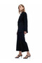 Krep Scuba Palazzo Black Women's Trousers 6Wak40024Ek - 2