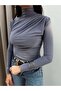 Shoulder Waist Pleated Detailed Blouse - 3