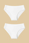 2-Piece Women's Bato Panties – Seamless Laser Cut, Non-Marking, Comfortable Underwear - 307