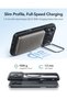 Apple iPhone 17 Pro Classic Hybrid Magsafe Case with Stand - Camera Control Button - Transparent Black - 7