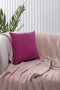 3-Piece Panoroma Decorative Throw Pillow Cover – Bohemian Face Punch + Orange + Fuchsia 45X45Cm - 4