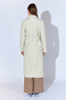 Belted Long Cashmere Coat - Stone |   Mkw385556-01 - 7
