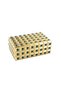 Antique Gold Green Stone Box 22X14X8Cm - 3