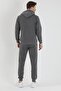 Hooded Anthracite Tracksuit Set - 5