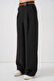 Women's High Waist Palazzo Pants 30051 - Black - 2