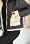 Women's Plush-Lined Leather Jacket – Plush Detail on Pockets & Contrast Collar - 4