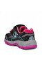 02 Girls' Black/Fuchsia Waterproof Comfortable Sneaker - 3