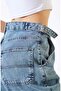 New Season//Women//High Waist//Baggy//Side Buckle//Apollet//Jeans - 4