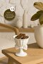 1 White Ceramic Footed Bowl Stylish Serving Bowl Ice Cream Bowl Jam Bowl Turkish Delight Bowl Treat Bowl