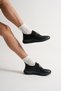 Sola Women's Black Patent Leather Stretch Casual Shoes with Stone Detail - 5