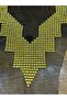 Golden Yellow Bead Embroidery Net Collar Sewing Accessory 29 cm - 2