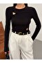 Heart Detailed Lycra Blouse - 2