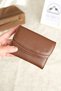 Genuine Leather Small Women's Wallet with Coin and Plenty of Card Slots