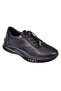 Genuine Leather Comfort Women's Shoes Voy-9407 Black