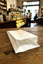 15X30 cm White Paper Bag 10 Pieces – Gusseted Kraft Bag Gift Package for Food and Packaging