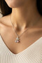 Women's Stainless Steel Silver Chain Cherry Pendant - 4