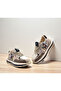 Genuine Leather and Textile Ethnic Patterned Men's Beige Sneaker Sports Shoes - 6