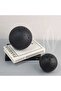 مبخرة كروية حجرية أسود (Stone Sphere Incense Burner) - 2
