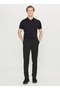 Tie-Waist Regular Leg Jogger Black Men's Pants Ace001261525_Syh