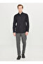 Tailored Fit Italian Collar Black Men's Shirt Ace020261606_Syh - 2