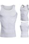 Men's Tank Top Corset Waist Chest Belly Tightening Recovery Aid for Upright Posture - 5