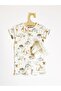 Boys’ Warm White AOP Short Romper with White Shoes - 2