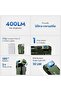 G5 Flashlight Rechargeable Torch Light, 400 Lumens Super Bright Keychain Flashlight with RGB l - 2